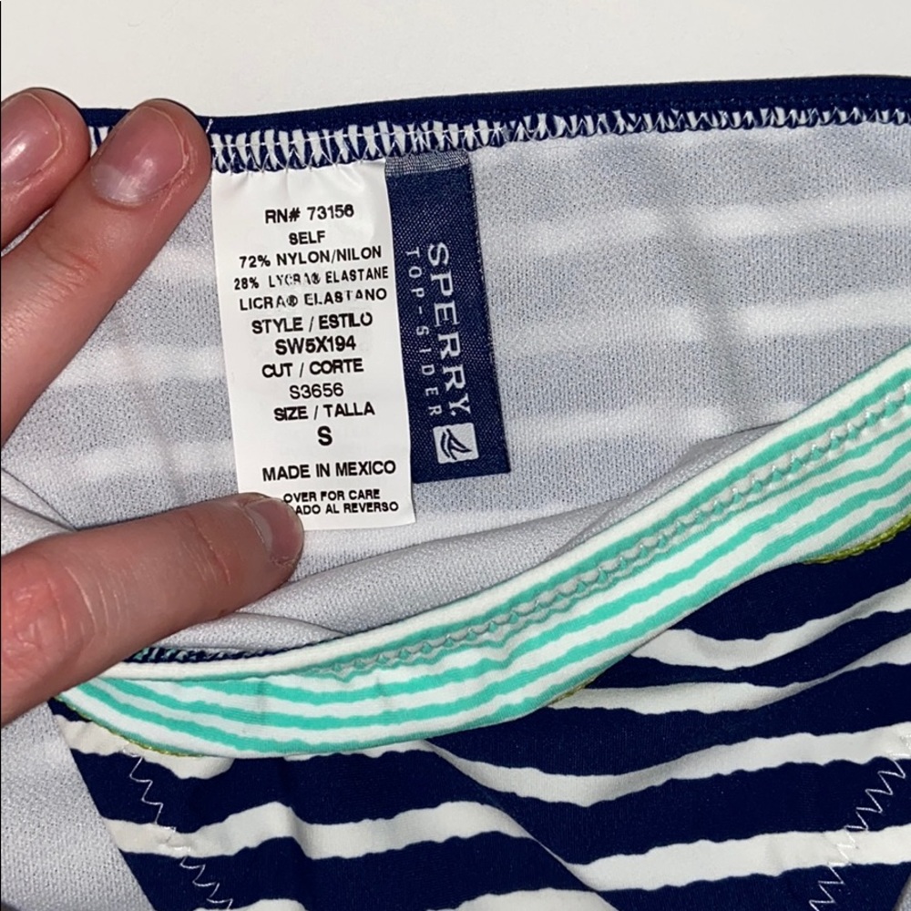 Nwot Sperry Nautical Stripe String Bikini - image 8